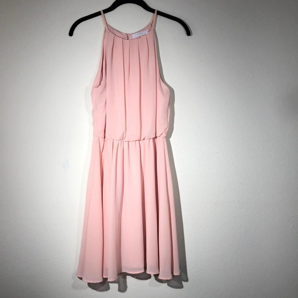 LUSH Pink Sleeveless Dress Size Medium